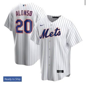 Men's Mets Pete Alonso Nike White Jersey